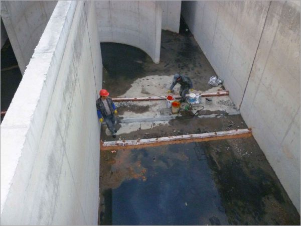 水池渗水补漏